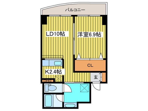 グランメ－ル緑道館の物件間取画像